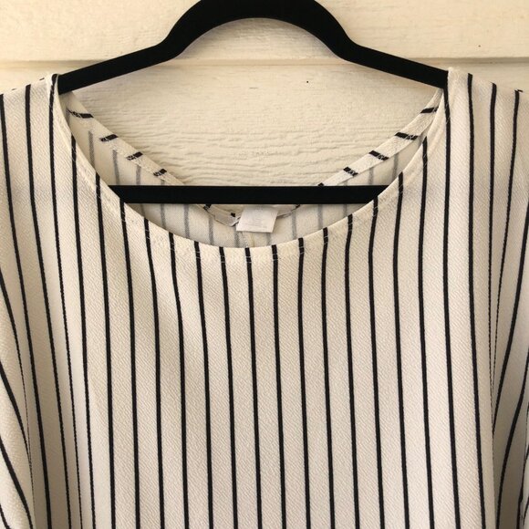 Moa Moa Women’s Summer Top Size 3X Flare Ruffle Sleeve Back Bow Detail - Picture 5 of 14